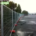 Recinzione temporanea rivestita in polvere